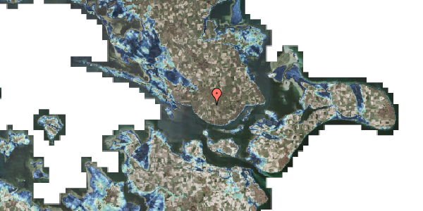 Stomflod og havvand på Åløkkevej 7, 4773 Stensved
