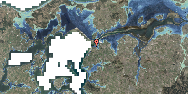 Stomflod og havvand på Vindblæsvej 1B, 9670 Løgstør