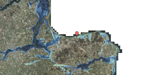 Stomflod og havvand på Fløden 39, 8585 Glesborg