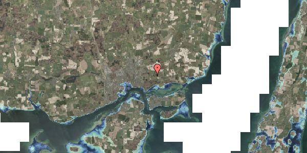 Stomflod og havvand på Egenappevej 95, 5700 Svendborg