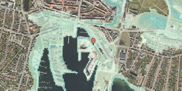 Stomflod og havvand på Dampskibsmolen 4, 1. th, 5800 Nyborg