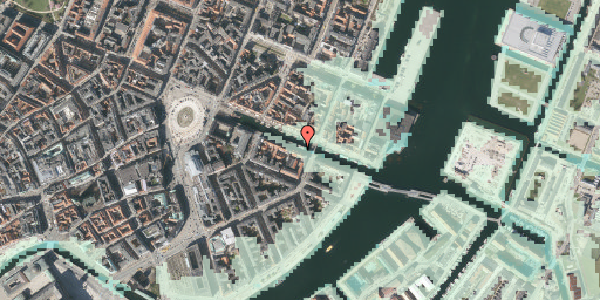 Stomflod og havvand på Nyhavn 26, 1. , 1051 København K