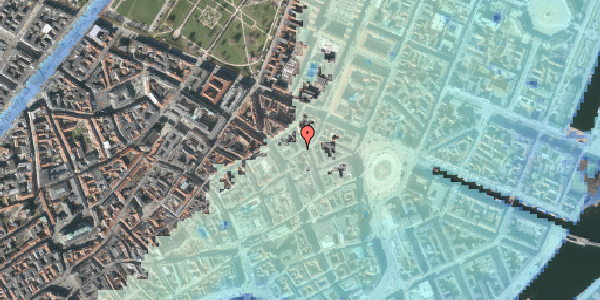 Stomflod og havvand på Grønnegade 3, 3. th, 1107 København K