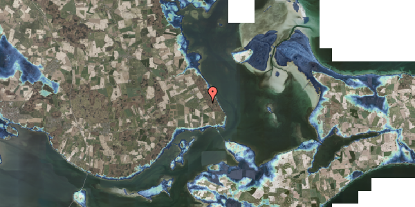 Stomflod og havvand på Søndre Led 5, 4771 Kalvehave