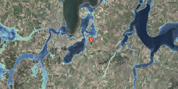 Stomflod og havvand på Jernbanevej 64, 7840 Højslev