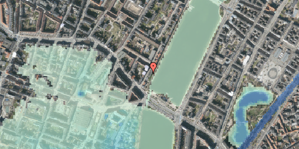 Stomflod og havvand på Ewaldsgade 3, 4. , 2200 København N
