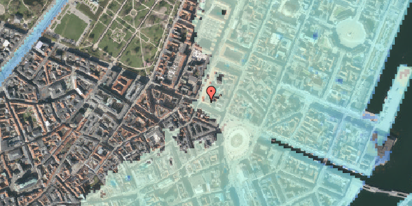Stomflod og havvand på Gothersgade 12, st. th, 1123 København K