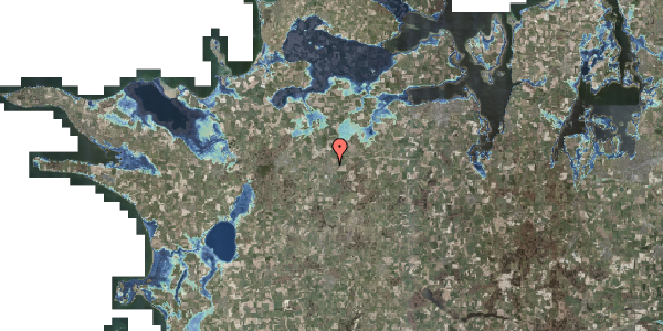 Stomflod og havvand på Elvigvej 5, 4440 Mørkøv