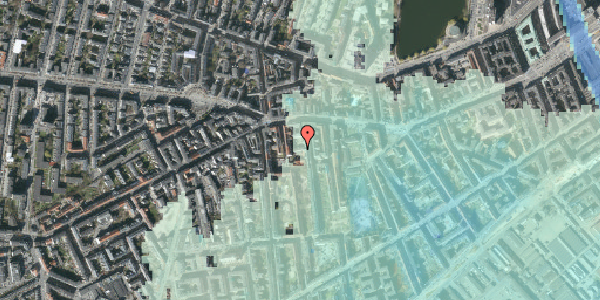 Stomflod og havvand på Vesterbrogade 69D, 1. th, 1620 København V