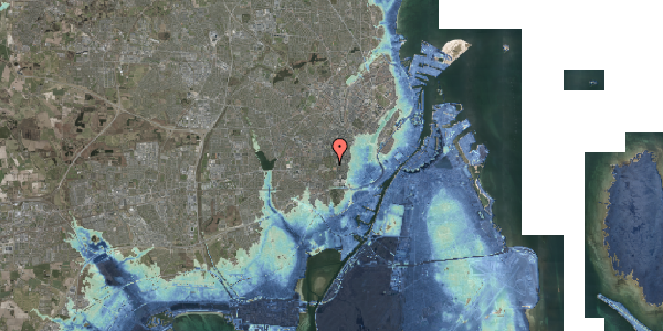 Stomflod og havvand på Roskildevej 26L, 2000 Frederiksberg