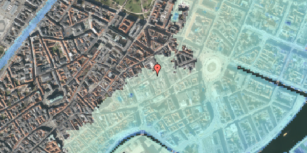 Stomflod og havvand på Antonigade 2, 4. , 1106 København K