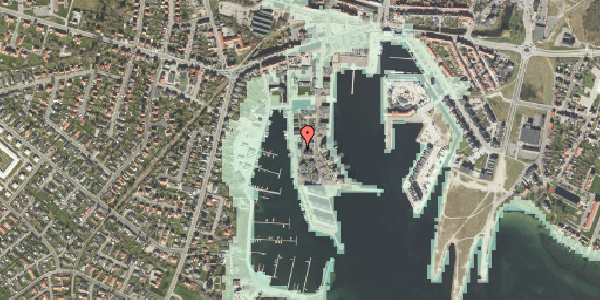 Stomflod og havvand på Vesterhavnen 70B, . 10, 5800 Nyborg