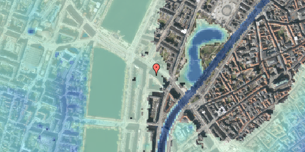 Stomflod og havvand på Gyldenløvesgade 15, 1600 København V