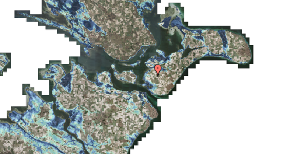 Stomflod og havvand på Dammegade 25, 1. 2, 4792 Askeby