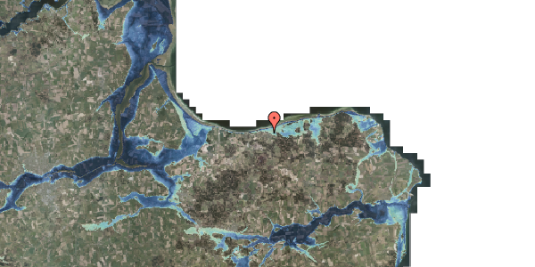 Stomflod og havvand på Strandparken 32, 8585 Glesborg