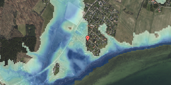 Stomflod og havvand på Digestykket 5, 4640 Faxe