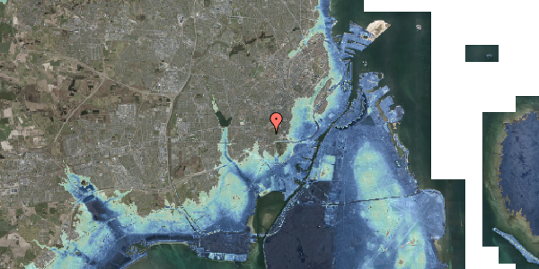 Stomflod og havvand på Kirstinedalsvej 11, 4. 406, 2000 Frederiksberg