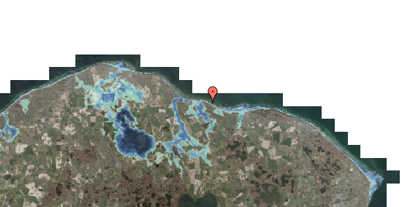 Stomflod og havvand på Villingebæk Strandvej 514A, 3100 Hornbæk