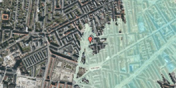 Stomflod og havvand på Frederiksstadsgade 8, st. , 1667 København V