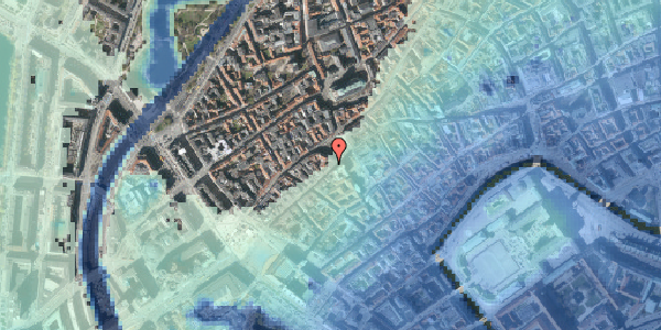 Stomflod og havvand på Frederiksberggade 2, 2. tv, 1459 København K