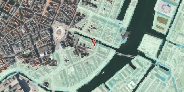 Stomflod og havvand på Nyhavn 20D, 3. , 1051 København K