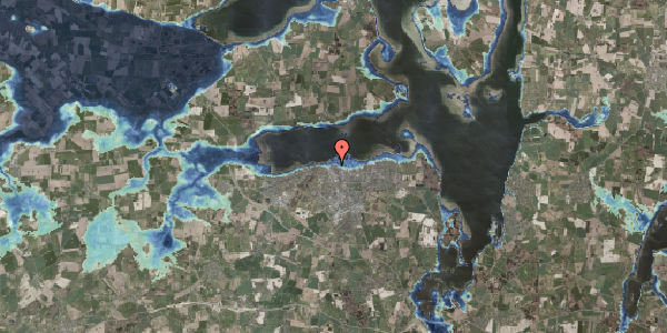 Stomflod og havvand på Ahlgade 21, 4300 Holbæk