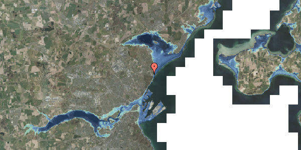 Stomflod og havvand på Østre Skovvej 10C, 8240 Risskov