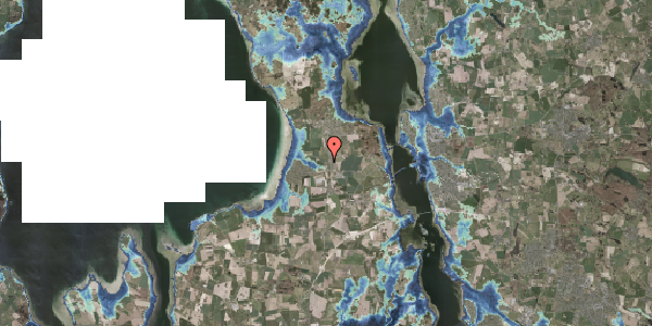 Stomflod og havvand på Gammel Draabyvej 30, 3630 Jægerspris