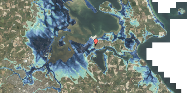 Stomflod og havvand på Hf. Højbo 30, 5330 Munkebo