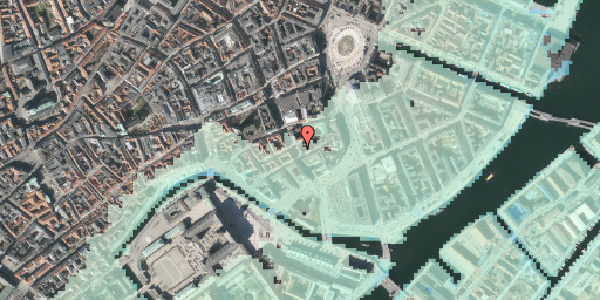 Stomflod og havvand på Bremerholm 31, 1. , 1069 København K