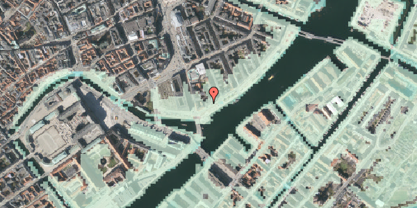 Stomflod og havvand på Havnegade 23, 2. , 1058 København K