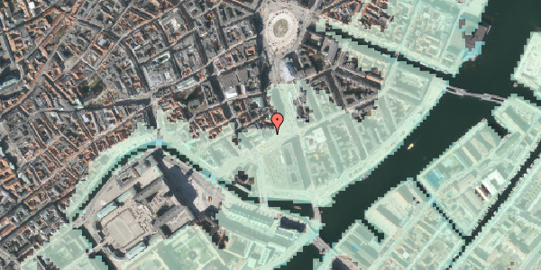 Stomflod og havvand på Holmens Kanal 14, 3. , 1060 København K