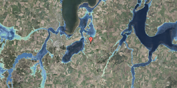 Stomflod og havvand på Jernbanevej 54, 7840 Højslev