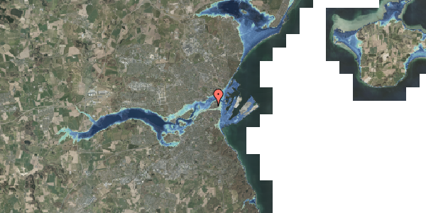 Stomflod og havvand på Skt. Nicolaus Gade 3, 1. 17, 8000 Aarhus C