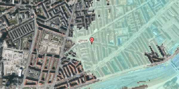Stomflod og havvand på Flensborggade 33, 5. th, 1669 København V