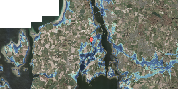 Stomflod og havvand på Østergade 27C, 4050 Skibby