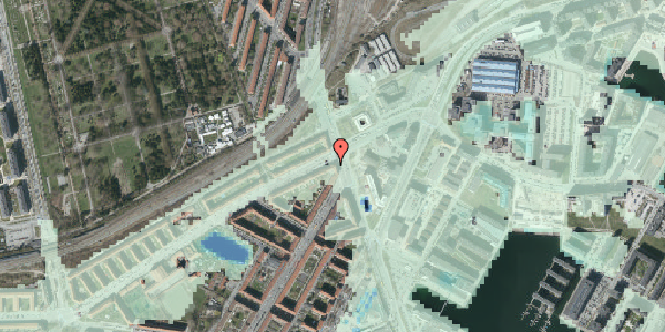 Stomflod og havvand på P. Knudsens Gade 1, 2450 København SV