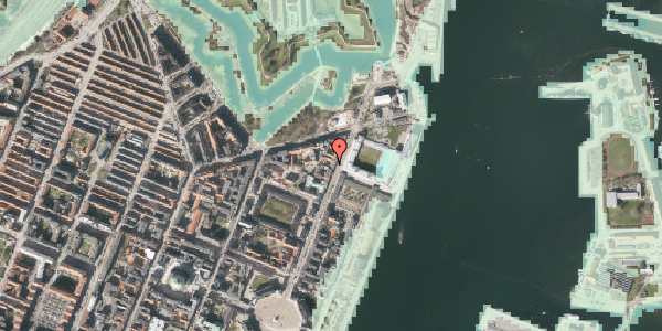 Stomflod og havvand på Amaliegade 41, 1256 København K