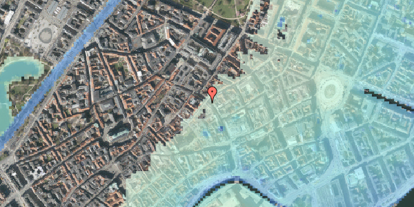 Stomflod og havvand på Valkendorfsgade 1, 3. , 1151 København K