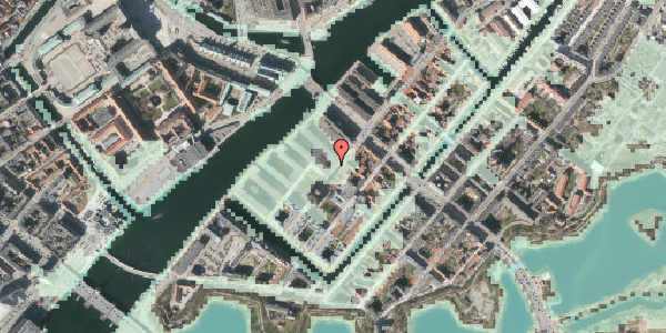 Stomflod og havvand på Strandgade 3, 3. , 1401 København K