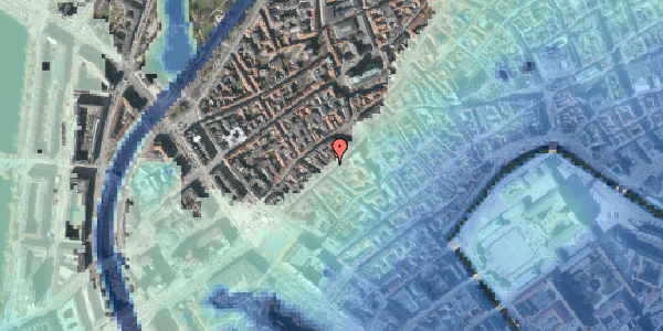 Stomflod og havvand på Frederiksberggade 12A, 2. tv, 1459 København K