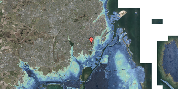 Stomflod og havvand på Roskildevej 26H, 2000 Frederiksberg