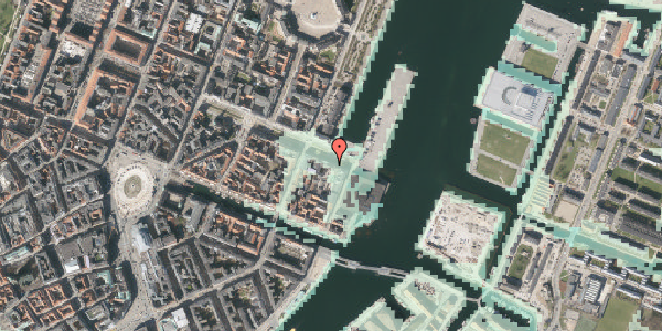 Stomflod og havvand på Sankt Annæ Plads 28, 3. , 1250 København K