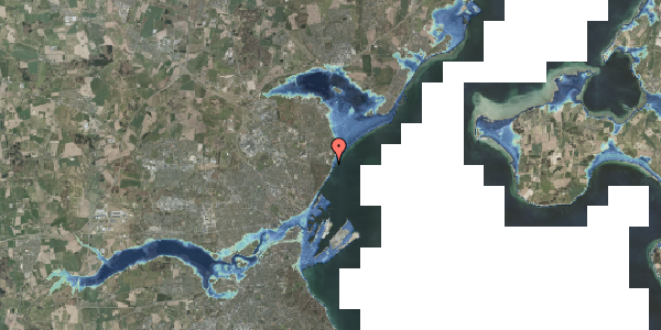 Stomflod og havvand på Krathusvej 17A, 8240 Risskov