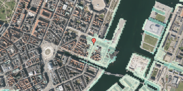 Stomflod og havvand på Toldbodgade 19A, st. , 1253 København K