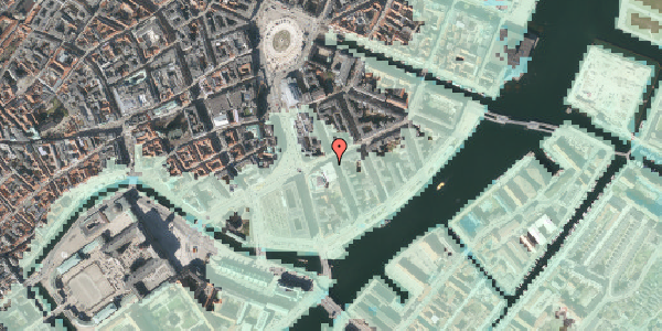 Stomflod og havvand på Holbergsgade 6, 1057 København K
