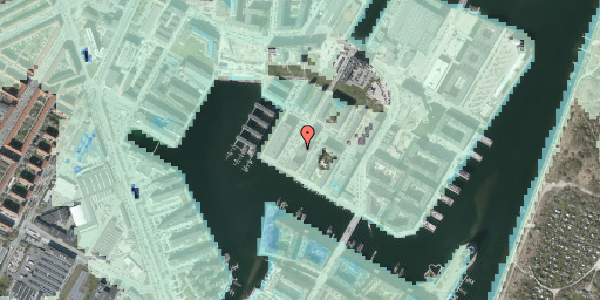Stomflod og havvand på Teglholm Allé 13, st. , 2450 København SV