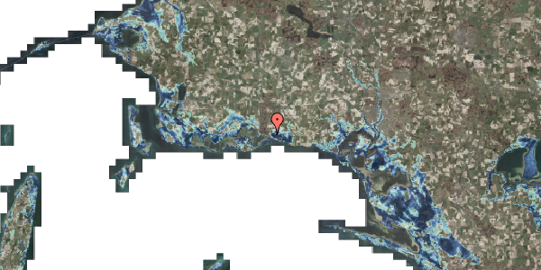 Stomflod og havvand på Bisserup Havnevej 1, 4243 Rude