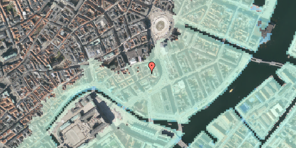 Stomflod og havvand på Laksegade 8, 1063 København K