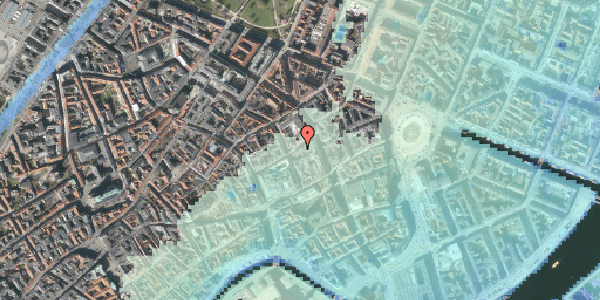 Stomflod og havvand på Antonigade 2A, 1106 København K